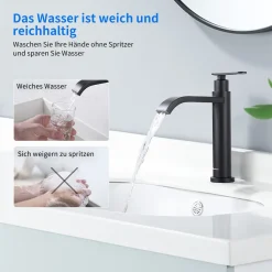 Aihom Kaltwasserhahn Schwarz Wasserhahn Kaltwasser, Waschtischarmatur Wasserfall Für Gäste WC, Einzigartiges Armatur Waschbecken Mit Auslaufhöhe 118 Mm Einhebelarmatur Für Badezimmer 12 Aihom Kaltwasserhahn Schwarz Wasserhahn Kaltwasser, Waschtischarmatur Wasserfall Für Gäste WC, Einzigartiges Armatur Waschbecken Mit Auslaufhöhe 118 Mm Einhebelarmatur Für Badezimmer -Garten- & Gewächshäuser Geschäft 9a72fe8330629ee08094d4649c54fbc3
