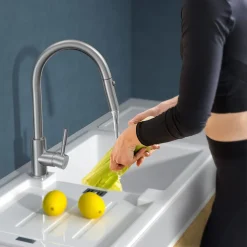 Küchenarmatur Ausziehbar, M Mehoom Wasserhahn Küche 360 ° Drehbarer, Mischbatterie Küche Mit Brause 2 Ausgangsmodi -Garten- & Gewächshäuser Geschäft 9a8b49e72cd0df3c912d9b096934eb03