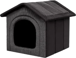 Hobbydog Hundehaus Hundehütte Schlafplatz Beruigungsplatz Beruigungshöhle Graphit Schwarz R3: 52 X 46 X 53 Cm