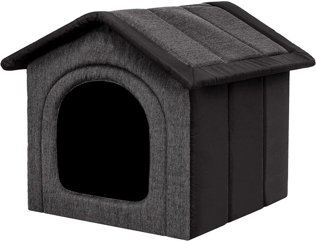 Hobbydog Hundehaus Hundehöhle Hundehütte Stoff INARI Tierhaus Graphit Mit Schwarz R2: 44 X 38 X 45 Cm 1 Hobbydog Hundehaus Hundehöhle Hundehütte Stoff INARI Tierhaus Graphit Mit Schwarz R2: 44 X 38 X 45 Cm