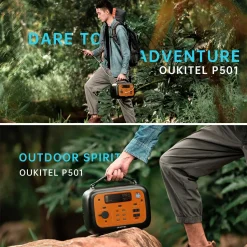 OUKITEL P501E 500W (1000W Peak) Stromerzeuger Power Station 505WH Tragbare Stromgenerator Solargenerator Mobiler Stromspeicher Power Station Für Notstrom Camping Emergecy Zu Hause -Garten- & Gewächshäuser Geschäft 9a9967418b4f1156dc05b4ed590b5921