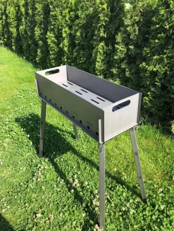 TF-Metalldesign Schaschlik Grill, Mangal Aus 4 Mm Stahl (ST37) Zerlegbar XXL