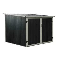 Westmann Fahrradgarage Gartenbox Anthrazit 200x203x158 Cm -Garten- & Gewächshäuser Geschäft 9ab2a8fb683298f0d8f5d9aab61d62ef