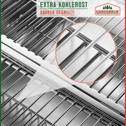 Deuba Tischgrill Campinggrill Klappgrill Edelstahl Tragbar Klappbar BBQ Holzkohlegrill -Garten- & Gewächshäuser Geschäft 9ac100dadd26f3d7f53b03f36b727cea
