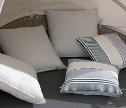 Dehner Sun-Lounger Florida, Rund, Ca. 220 X 160 X 159 Cm, Aluminium/Polyrattan, Braun/grau -Garten- & Gewächshäuser Geschäft 9ad6300b6980157ab284607be4898e8a