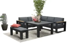 Garden Impressions Solo Lounge/Dining Tisch 115x115cm Carbon Black -Garten- & Gewächshäuser Geschäft 9b1ed349fabedbe8e88c4e24b513ceb2