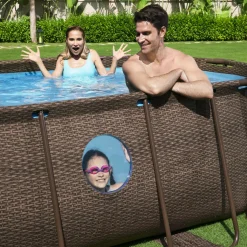 BESTWAY 56714 Power Steel Vista Pool Swimmingpool Rattan + Zubehör 427x250x100cm -Garten- & Gewächshäuser Geschäft 9b25599712a0a9647970c50cfe0fa207