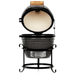 BBQ-Toro Kamado Grill Holzkohlegrill Ø 32 Cm "HAIIRO" Mit Gusseisenrost Und Thermometer, Grau 9 BBQ-Toro Kamado Grill Holzkohlegrill Ø 32 Cm "HAIIRO" Mit Gusseisenrost Und Thermometer, Grau -Garten- & Gewächshäuser Geschäft 9b2e4839aa13ca26ffac282f9e0b526d