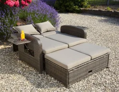 Greemotion Gartenbank 3-in-1 Bahia Rondo, Ca. 121 X 99 X 86 Cm Braun Kunststoff 23 Greemotion Gartenbank 3-in-1 Bahia Rondo, Ca. 121 X 99 X 86 Cm Braun Kunststoff -Garten- & Gewächshäuser Geschäft 9b92a49763ac4b27ae559d8bd2e3f0a0