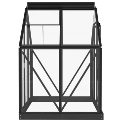 VidaXL Glas Gewächshaus Anthrazit 155x103x191 Cm Aluminium -Garten- & Gewächshäuser Geschäft 9bb589a580bb7246a3f8f2a4935bd9f3