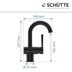 Schütte SCHÜTTE Waschtischarmatur CORNWALL, Wasserhahn Bad Mit Ablaufgarnitur, Pop Up Abflussstopfen -Garten- & Gewächshäuser Geschäft 9c140ad86429eef184d3fe35be1eab89