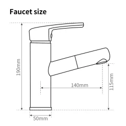 Waschtischarmatur Homelody Mischbatterie Wasserhahn Bad Ausziehbarer Waschbecken Armatur Mit Herausziehbarer, Einhebelmischer Chrom -Garten- & Gewächshäuser Geschäft 9c224f0e36cf574fc84b8043d6d20eca