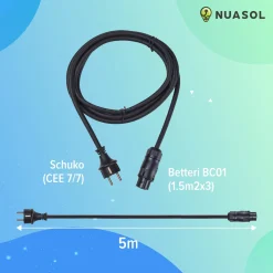 NuaSol Balkonkraftwerk 750W/600W Photovoltaik Solaranlage Steckfertig WIFI Smart -Garten- & Gewächshäuser Geschäft 9c5d7d9faf4300356c1d008549039d58 1