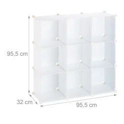 Relaxdays Regalsystem 9 Fächer -Garten- & Gewächshäuser Geschäft 9c8b7ff47ad787495148a1db89557b05