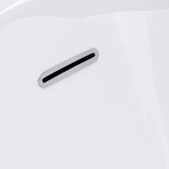 Mai & Mai Freistehende Acryl-Badewanne Oval Standbadewanne Weiß Inkl. Push-Open Ablaufgarnitur Breite 160cm V528 -Garten- & Gewächshäuser Geschäft 9c9a9470650b2556c4ace26db5d1fa20