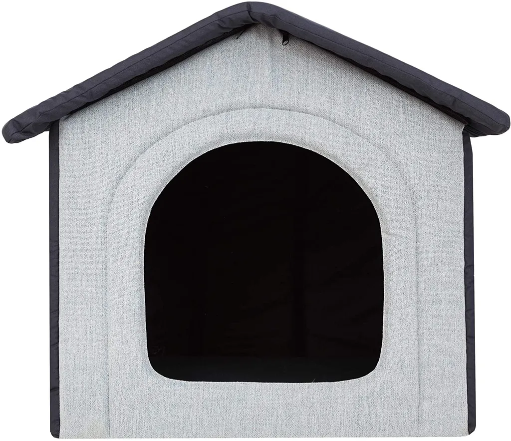 Hobbydog Hundehaus Hundehöhle Hundehütte Stoff INARI Tierhaus Taubegrau Graphit R2: 44 X 38 X 45 Cm 2 Hobbydog Hundehaus Hundehöhle Hundehütte Stoff INARI Tierhaus Taubegrau Graphit R2: 44 X 38 X 45 Cm – Bild 2