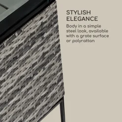 Blumfeldt Firetower Ethanol-Kamin , Sicherheitsbrenner 250 Ml / 1,5 H , Löschhilfe , Flammenschutz , Geruchsneutral , Modernes Design Mit Stahl Und Glas -Garten- & Gewächshäuser Geschäft 9d4f9d88746377b2736f53b764b019b7