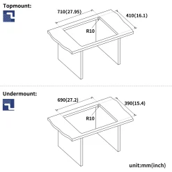 Lonheo Edelstahl Spülbecken 74 X 44cm Für Ab 80cm Unterschrank, Küchenspüle Edelstahlspüle Inkl. Ablaufgarnitur 18 Lonheo Edelstahl Spülbecken 74 X 44cm Für Ab 80cm Unterschrank, Küchenspüle Edelstahlspüle Inkl. Ablaufgarnitur -Garten- & Gewächshäuser Geschäft 9d6ee5e05507ee2996959100537f1ca0 1