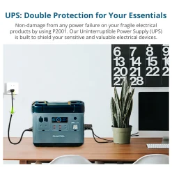 OUKITEL Tragbares Stromerzeuger P2001E, Solarspeicher Mit 2000Wh/51,2V LiFePO4 Akku Mit 2000W (4000W Peak) AC Ausgängen, Versorgt 13 Geräte Gleichzeitig, Solargenerator Mit Beleuchtung Für Outdoor Camping, Fernreisen, Heimgebrauch -Garten- & Gewächshäuser Geschäft 9d7e4ce5c2c02cdf615870f4e9dc274f 1