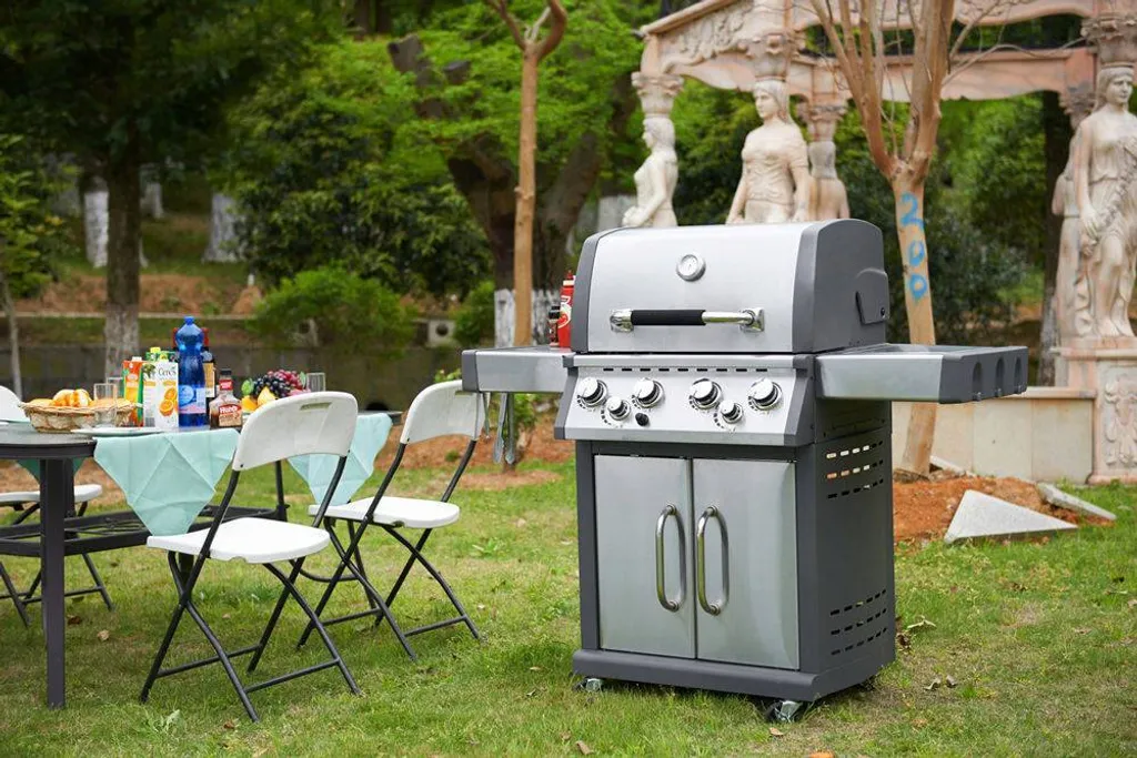 El Fuego Gasgrill / Grillwagen Concord 4 Brenner +1 Seitenbrenner +1 Infrarotbrenner 26 El Fuego Gasgrill / Grillwagen Concord 4 Brenner +1 Seitenbrenner +1 Infrarotbrenner – Bild 26