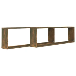 VidaXL Wandregale 2 Stk. Räuchereiche 100x15x30 Cm Holzwerkstoff -Garten- & Gewächshäuser Geschäft 9d9b19e48c04c04e1774cb7ebad1c191