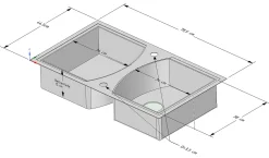 Keton Design Edelstahl-Einbauspüle 2 Becken 78x44cm 7 Keton Design Edelstahl-Einbauspüle 2 Becken 78x44cm -Garten- & Gewächshäuser Geschäft 9e20d7f7dbd2f69656d4f35c97a93d22
