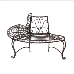 Frank-Flechtwaren Metall-Bank 'Halbkreis' Möbel Garten Terrasse Balkon Bequem, Ranken Muster 10 Frank-Flechtwaren Metall-Bank 'Halbkreis' Möbel Garten Terrasse Balkon Bequem, Ranken Muster -Garten- & Gewächshäuser Geschäft 9e5d69151a2305eec3fed34b4981097c