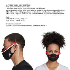 ADIDAS Adidas Mund Nasen Schutz Maske Mult Multicolour - -Garten- & Gewächshäuser Geschäft 9e8aa16eed88a1e000f01195a4c16c5e
