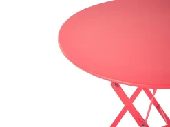 Beliani Balkonset Rot Stahl Terrasse Garten Outdoor Minimalistisch -Garten- & Gewächshäuser Geschäft 9ea38c3ca68f5921fd9da318a307e144