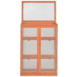 VidaXL Gewächshaus Holz 75x47x109 Cm -Garten- & Gewächshäuser Geschäft 9ee0540102b3bf16701ffc0c8876dc7b