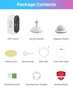 ZOSI C1 3MP Drahtlos Akku Überwachungskamera, Wiederaufladbar Außen WLAN Kamera Mit 2 Wege Audio, Menschenerkennung -Garten- & Gewächshäuser Geschäft 9f5a968151eab7e0c886e5796d95af9f 1