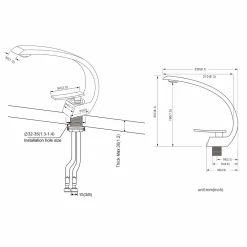 AURALUM Wasserhahn Bad Gebogener Wasserhahn Chrom Wasserhahn Galvanisieren Von 3 Schichten 25 AURALUM Wasserhahn Bad Gebogener Wasserhahn Chrom Wasserhahn Galvanisieren Von 3 Schichten -Garten- & Gewächshäuser Geschäft 9f7dd7ed8acb69da0dac53839f3b98f7 2