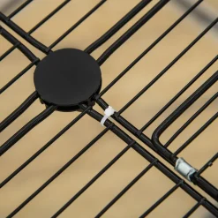 PawHut Freigehege Für Kleintier DIY 2-stöckig Meerschweinchen Gehege Welpenauslauf Kleintiergehege Freilaufgehege Für Kleintier Verformbar Erhöhbar Metall Kunststoff Schwarz 140 X 70 X 90 Cm -Garten- & Gewächshäuser Geschäft 9f86b4b58240c51c228b7d2558b195f8