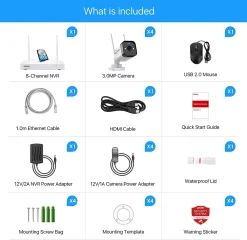 ZOSI 3MP H.265+ Audio Außen WLAN Überwachungskamera Set Mit 1TB Festplatte Für Innen Und Außen, Bewegungsalarm, Tonaufnahme -Garten- & Gewächshäuser Geschäft 9f9232f215afb14a43677505471d5499