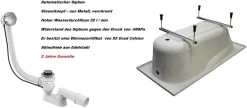 BADLAND Badewanne Rechteck Intrica SLIM 170x75 Rand 15mm Mit Ablaufgarnitur, Füßen Und Styroporverkleidung Mit Ablage 4cm GRATIS 13 BADLAND Badewanne Rechteck Intrica SLIM 170x75 Rand 15mm Mit Ablaufgarnitur, Füßen Und Styroporverkleidung Mit Ablage 4cm GRATIS -Garten- & Gewächshäuser Geschäft 9f95ada09e3ea9486d2b84809de5a064
