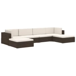 VidaXL Modular-Sofa-Eckteil 1 Stk. + Auflagen Poly Rattan Schwarz -Garten- & Gewächshäuser Geschäft 9fc080d13416c9f91e2a9975092ab196 3