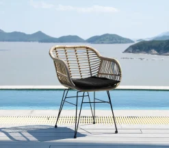 Möbilia Gartensessel 2er-Set Aus Polyrattan |inklusive Sitzkissen | B 58 X T 59 X H 80 Cm | Natur-schwarz | 10020007 | Serie GARTEN -Garten- & Gewächshäuser Geschäft 9fcb59ced4b686993c2173d0fe3e773f