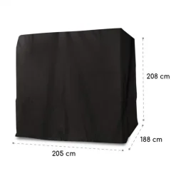 Blumfeldt Senator Cover - Abdeckung , Schutzhülle , Polyester , Passgenau , Wasserdicht , Reißverschluss , Strapazierfähig , Für Senator Lounge Gartenliege , 205 X 208 X 188 Cm (BxHxT) , Grau -Garten- & Gewächshäuser Geschäft 9fd3bfde460037990a6b882bacc96f01