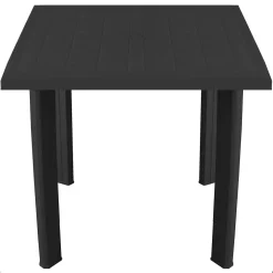 Multistore 2002 Gartentisch Kunststoff Fiocco 80x75cm - Anthrazit