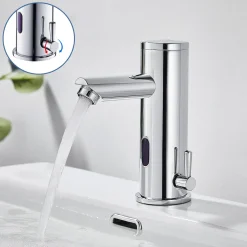 Auralum Badarmatur Wasserhahn Mit Infrarot Sensor Fürs Bad Waschbeckenarmatur Mit Sensor Fürs Badezimmer -Garten- & Gewächshäuser Geschäft a0063da0b878c5ad7bc2501dcf94499e