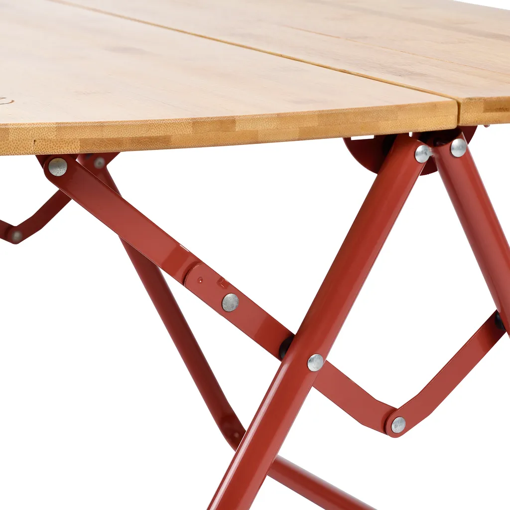 Progression Zusammenklappbarer Beistelltisch Holz, Outdoor Campingtisch Klappbar Für Camping Und Garten, 58 X 38 X 58 Cm, Bambus, Inkl. Tragetasche 2 Progression Zusammenklappbarer Beistelltisch Holz, Outdoor Campingtisch Klappbar Für Camping Und Garten, 58 X 38 X 58 Cm, Bambus, Inkl. Tragetasche – Bild 2