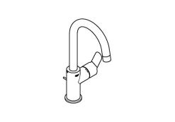 Grohe Einhand-Waschtischbatterie BAUEDGE DN 15, L-Size Chrom -Garten- & Gewächshäuser Geschäft a0490525583e5a3b5b26282393225d08