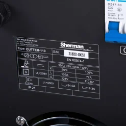 SHERMAN CUTTER 110 Plasmaschneider 400V 50Hz 105A, Cutting Bis 40mm Schneidleistung, Set Zum Auswählen:PremiumPlus 12 SHERMAN CUTTER 110 Plasmaschneider 400V 50Hz 105A, Cutting Bis 40mm Schneidleistung, Set Zum Auswählen:PremiumPlus -Garten- & Gewächshäuser Geschäft a0fa6161863eefc63216807c3fd909f8