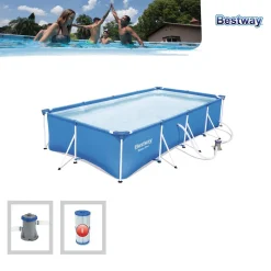 Bestway Steel Pro™ Pool Set 400x211x81 Cm, Stahlrahmenpool-Set Mit Filterpumpe -Garten- & Gewächshäuser Geschäft a10756913d09f1c087d11d933b39f80a