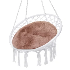 Ferocity Hängesessel Kissen, Polster Bodenkissen Für Schwenksessel, Auflage Für Baumwoll Hängeschaukel, Papasansessel, Hängekorb, Hängestuhl, Durchmesser 90 Cm Schmutzig Rosa Shaggy [114] -Garten- & Gewächshäuser Geschäft a1ab22dd43bc837d8c86754b2181457b