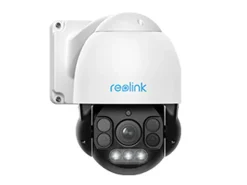 Reolink 4K PTZ PoE Überwachungskamera Aussen Mit Spotlight, Personen-/Fahrzeug-/Tiererkennung, 360° Schwenk 90° Neige, 5X Optischem Zoom, Farbnachtsicht, Auto-Tracking, 2-Wege-Audio, Outdoor IP Kamera, RLC-823A
