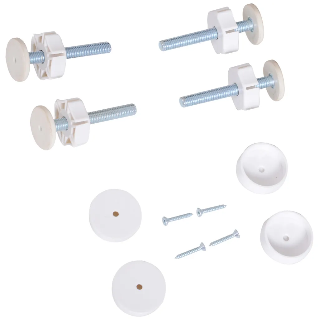 PawHut Türschutzgitter, Treppenschutzgitter, Hunde Absperrgitter, Schutzgitter Für Haustier, Hundegitter, Klemmbefestigung, Metall, Weiß, 72-107 X 76 Cm 6 PawHut Türschutzgitter, Treppenschutzgitter, Hunde Absperrgitter, Schutzgitter Für Haustier, Hundegitter, Klemmbefestigung, Metall, Weiß, 72-107 X 76 Cm – Bild 6