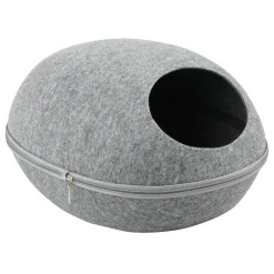 Petgard Katzenbett Kuschelhütte Katzen Schlafplatz Rückzugsort Katzenhöhle Aus Filz