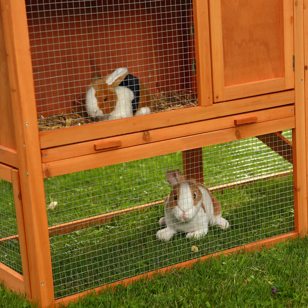 Mucola Hasenstall Kaninchenstall Hasen Kaninchen Käfig Kleintierstall Hasenkäfig Holz 5 Mucola Hasenstall Kaninchenstall Hasen Kaninchen Käfig Kleintierstall Hasenkäfig Holz – Bild 5