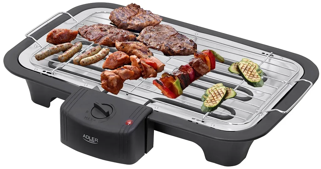 Adler 2in1 Standgrill BBQ Grill Partygrill Tischgrill Standtischgrill Elektro Grill 2000 Watt 23 Adler 2in1 Standgrill BBQ Grill Partygrill Tischgrill Standtischgrill Elektro Grill 2000 Watt – Bild 23